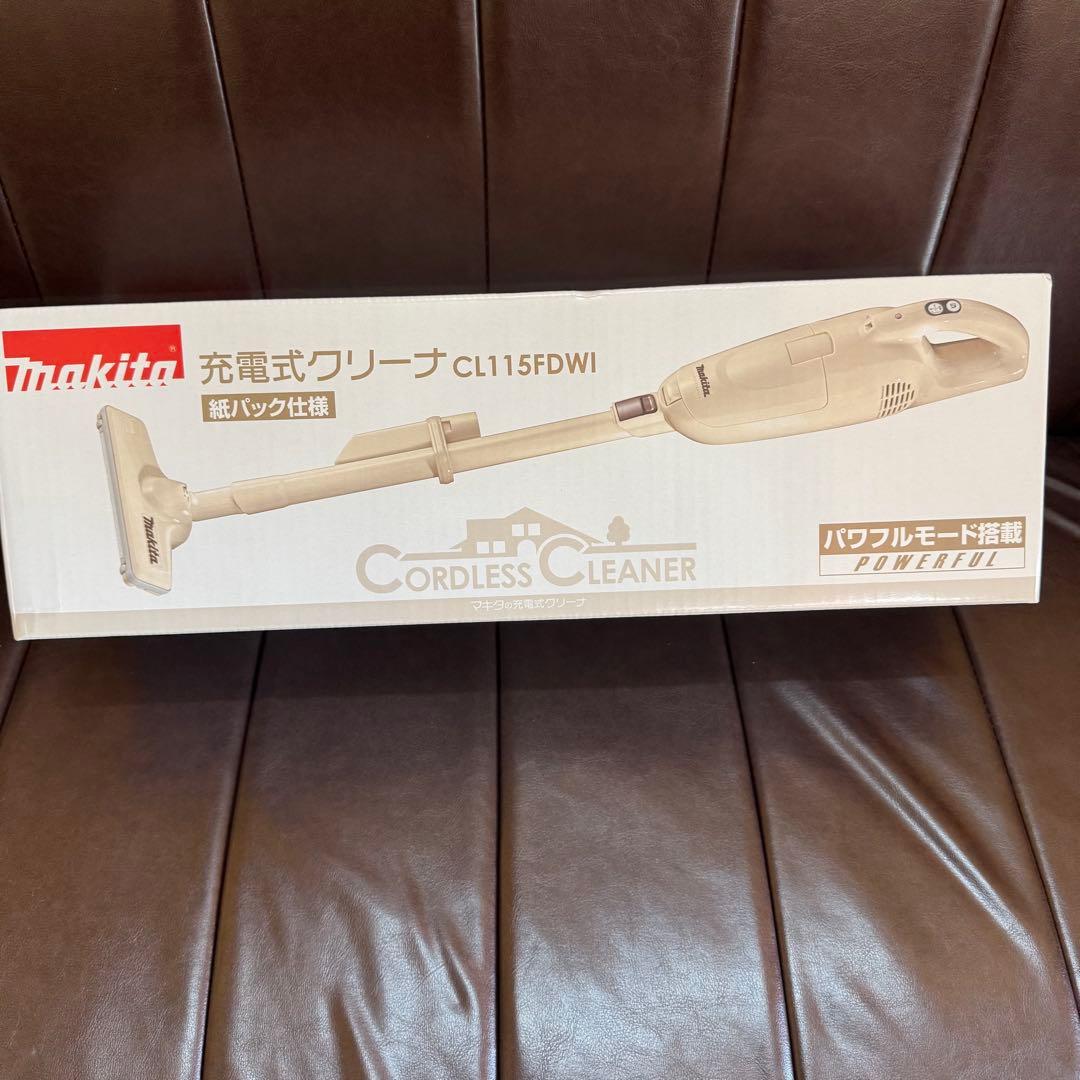 nina様新品Makita コードレスクリーナー CL115FDWI マキタ（makita） CL115FDWI 充電式クリーナー アイボリー バッテリ