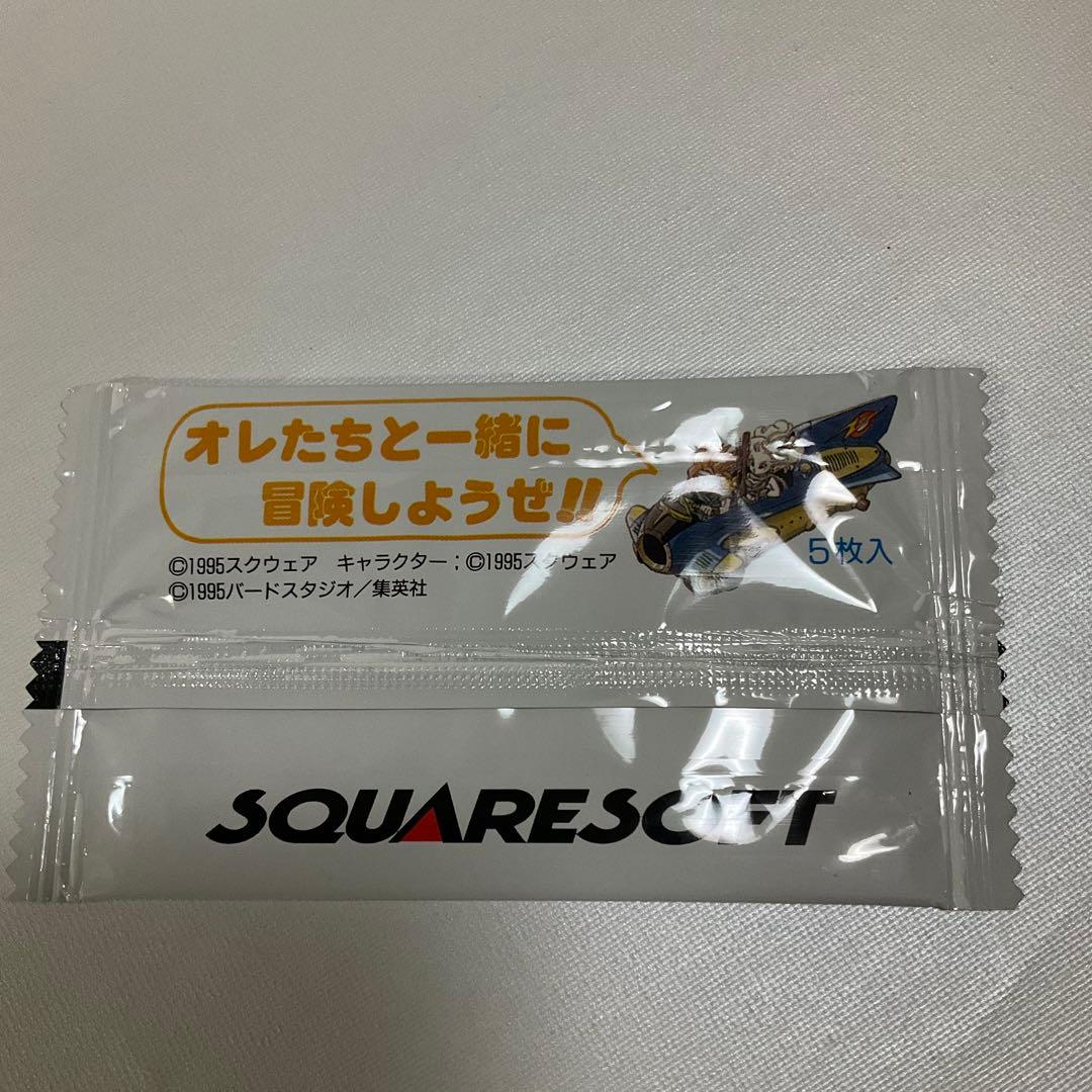 当時物 未開封 クロノ・トリガー 予約特典 特製プリズムカード 5枚入