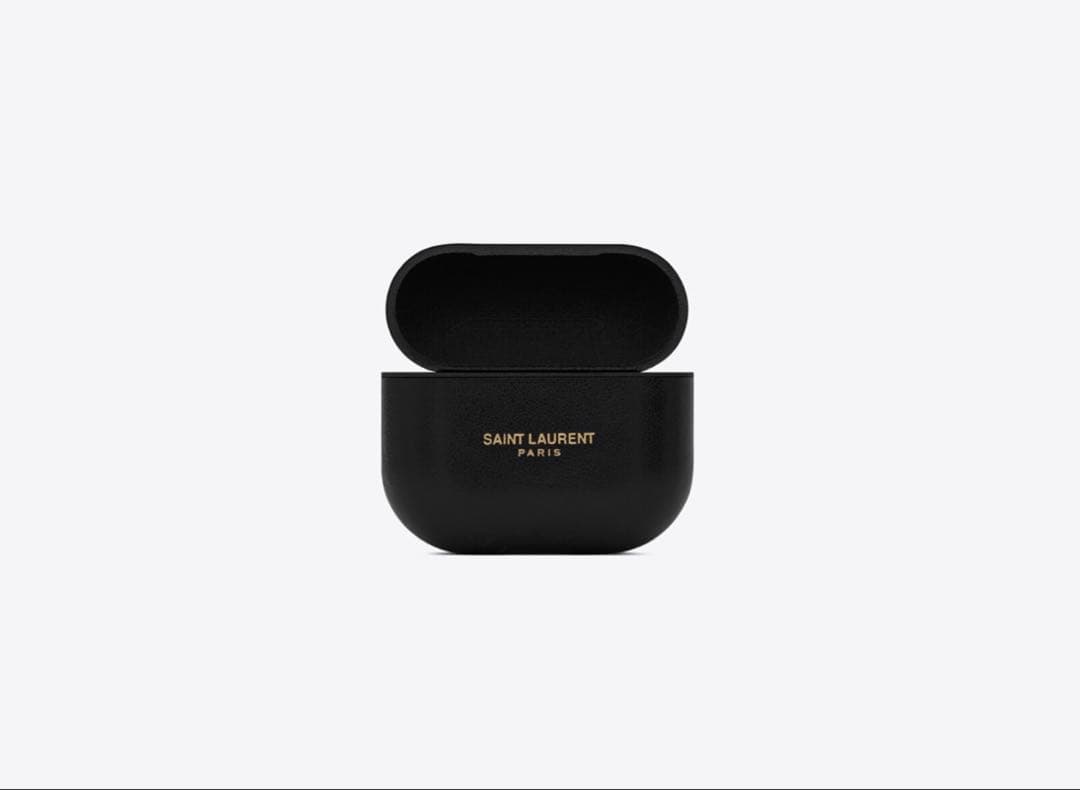 SAINT LAURENT ブラック イヤホンケースAirPods - メルカリ