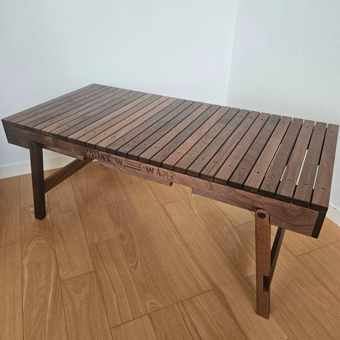 WHAT WE WANT エクステンションテーブル ウォールナットケース付き