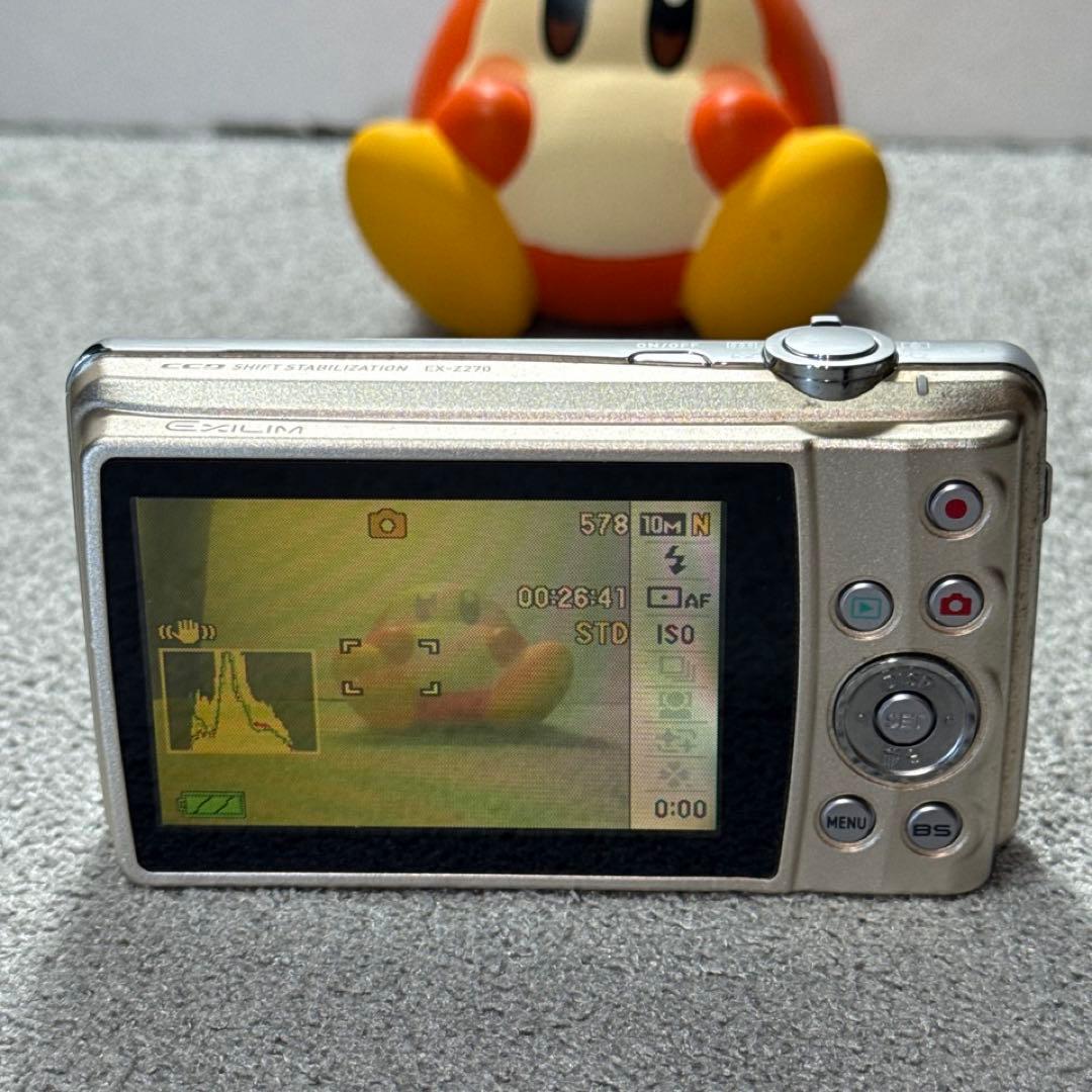 ☆動作OK CASIO EXILIM EX-Z270 SDカード＆充電器付き - メルカリ