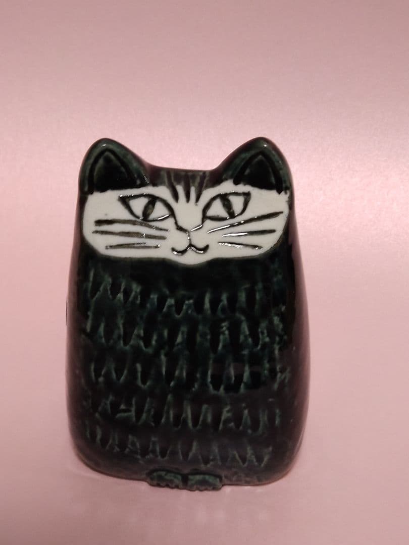 Lalba様専用 リサ・ラーソン 猫 深緑 - メルカリ