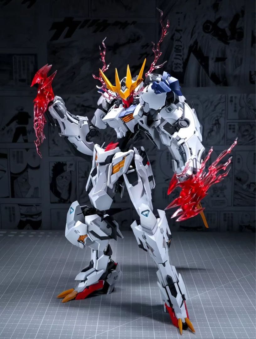希少新品 合金フレーム MG級 1/100 ガンダムバルバトスルプスレクス 狼