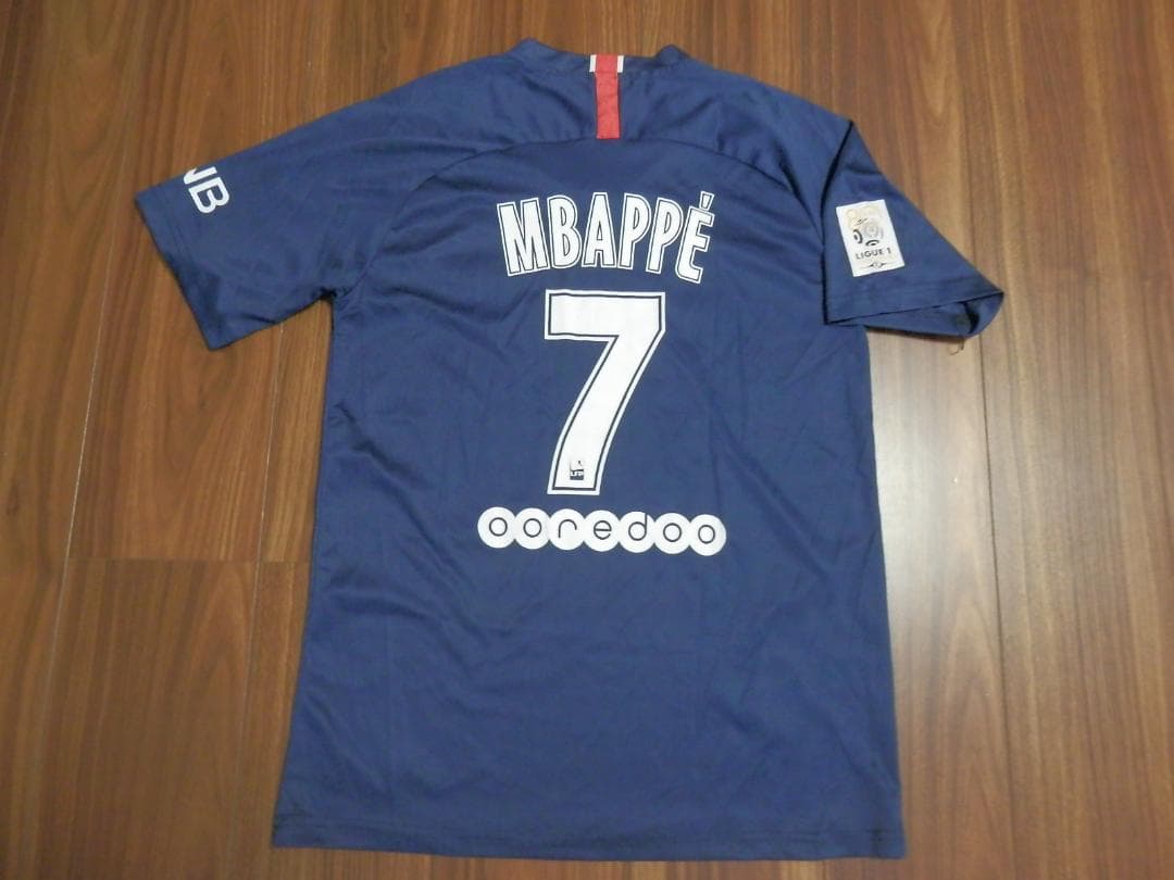 【NEW】【エムバペ】【リーグ1パッチ付】パリサンジェルマン(2018/19) 楽天市場】18/19 PSG パリ・サンジェルマン ホーム (紺) ＃7 MBAPPE