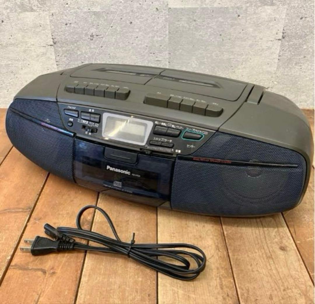 C-5 パナソニック 松下電器 カセットデッキ ダブルカセット CD ラジオ