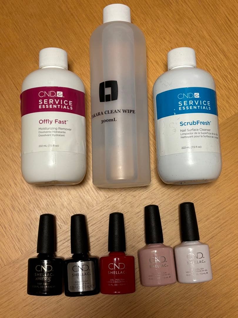 CND CHELLAC シェラックネイルセット 講習用 - メルカリ