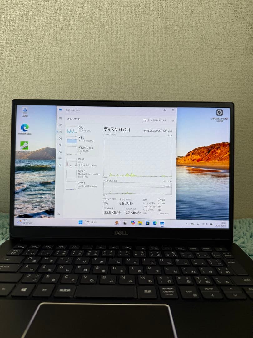 Dell Vostro 5391 -i7 /512GB フルHD光沢ディスプレイ