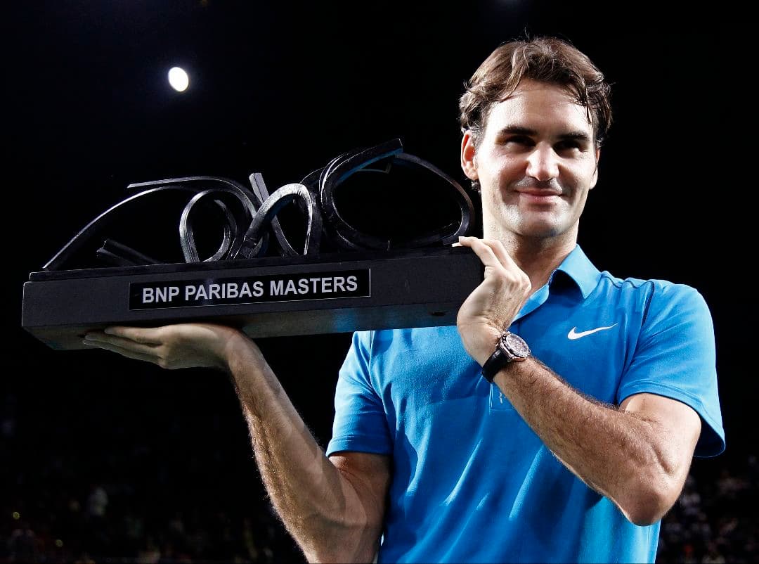 2011パリ フェデラー ポロシャツ Roger Federer Nike 2011 French Open Polo Shirt size:L (JPN XL) RF