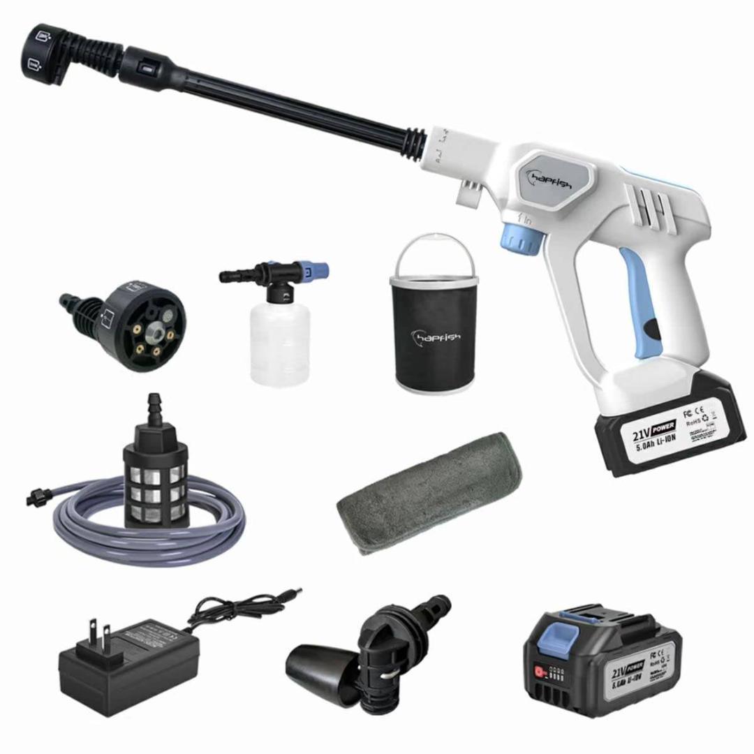 コードレス 高圧洗浄機 大容量バッテリー 3つのギア G-1270-T ／ ご覧