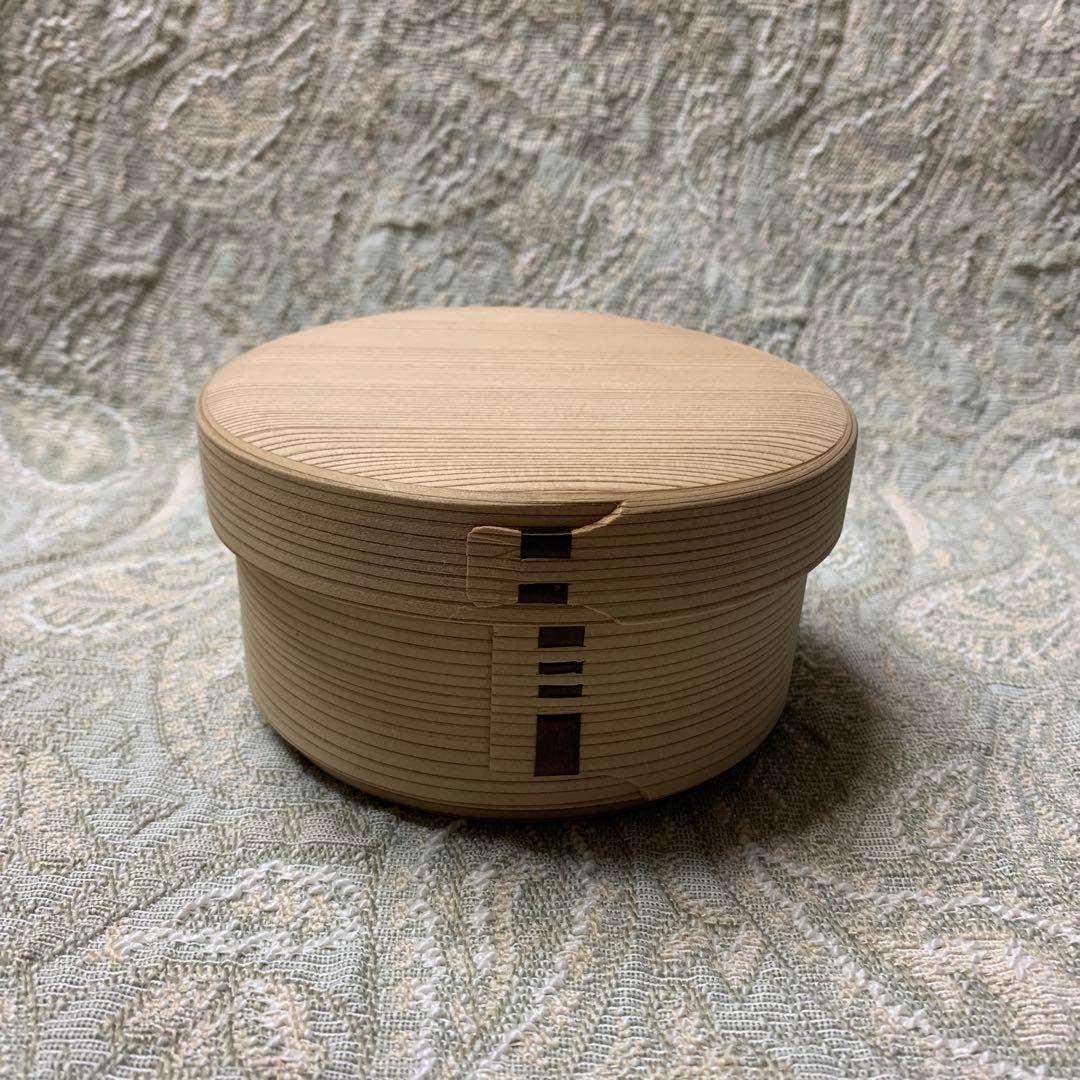 柴田慶信商店　曲げわっぱ　白木　丸弁当箱 柴田慶信商店】曲げわっぱ 白木弁当箱 | 藤巻百貨店