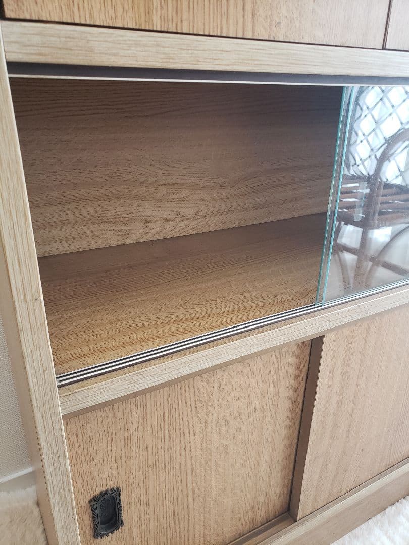 引き取り限定】昭和レトロ レトロポップ アーチ窓 食器棚 飾り棚