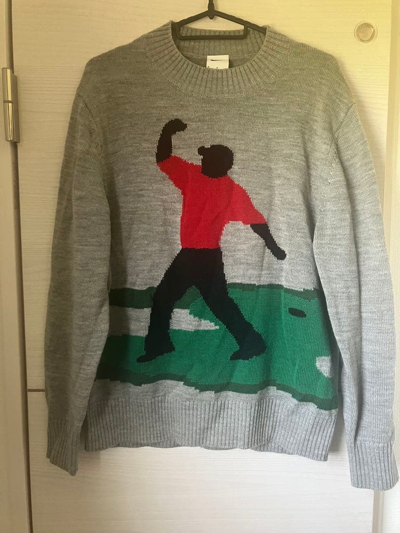 NIKE GOLF ナイキゴルフ タイガーウッズ ニットセーター M - メルカリ