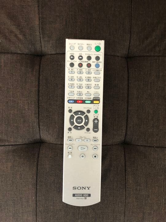 SONY RM-HD1 HDDオーディオ/NAC-HD1用リモコン - メルカリ