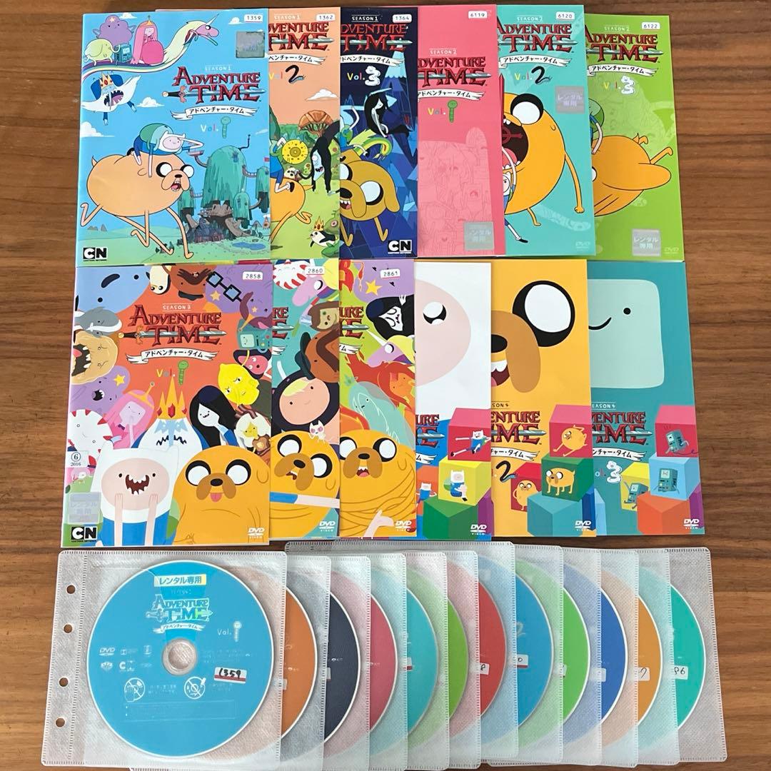 アドベンチャー・タイム 1 2 3 4 DVD 12枚セット - メルカリ