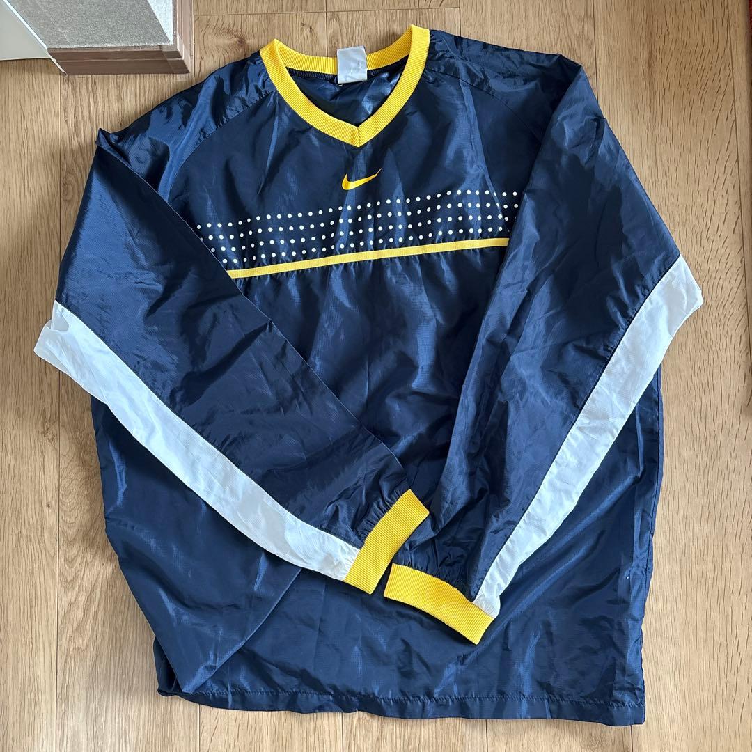 NIKE】ナイロン ピステ セットアップ 上下 ネイビー ドット メンズL/M