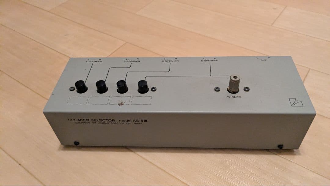 □Luxman スピーカーセレクター AS-5III 動作品 - メルカリ