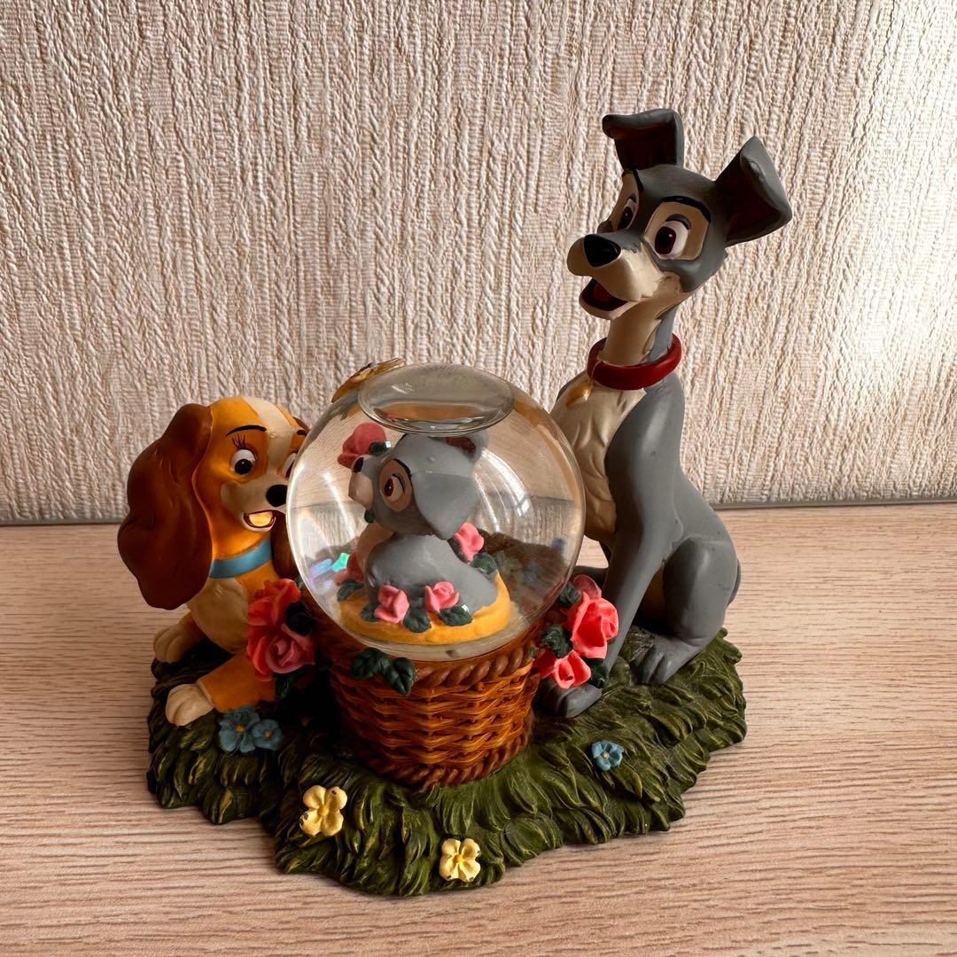 ディズニー わんわん物語 スノードーム スノーグローブ - メルカリ