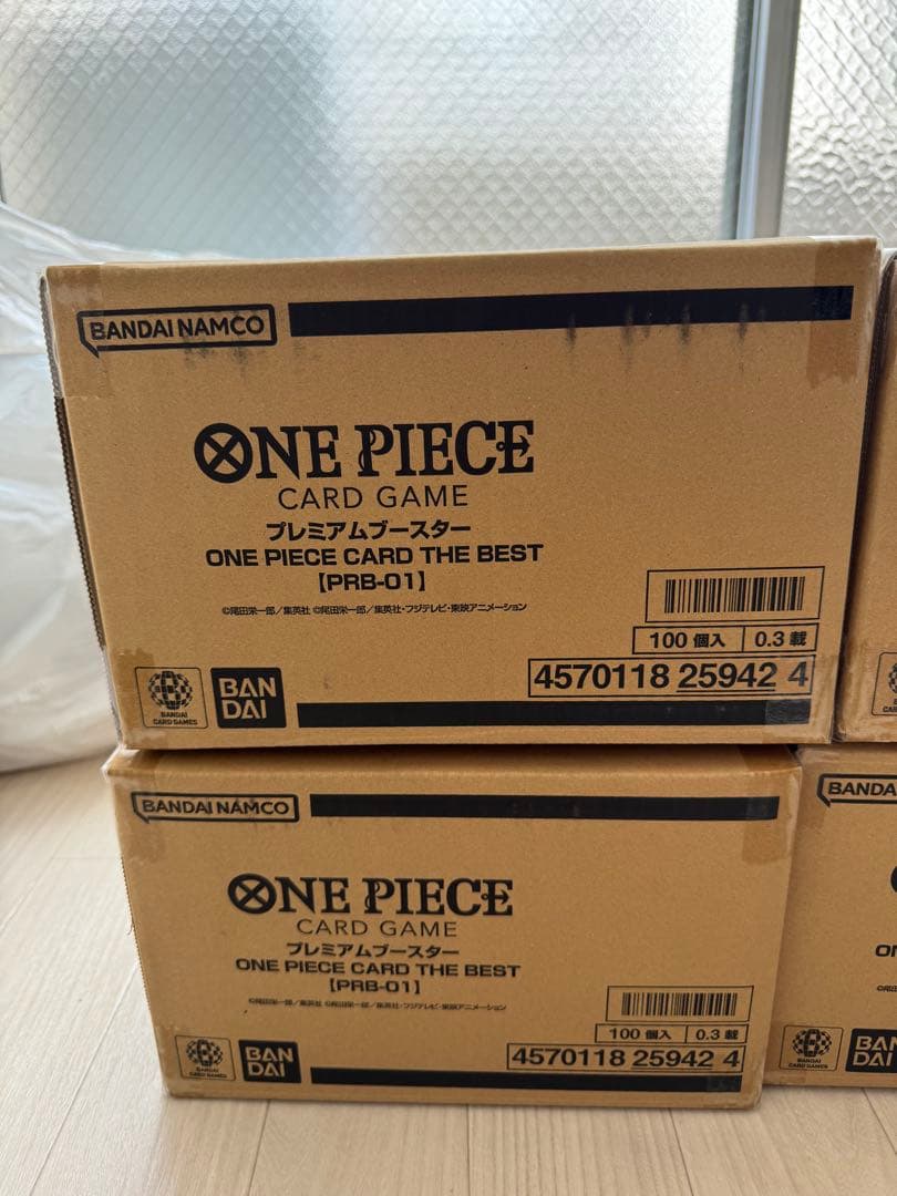 m*a様 ワンピースカードゲーム プレミアムブースター THE BEST 未開封 プレミアムブースター ONE PIECE CARD THE BEST【未開封BOX】{-}