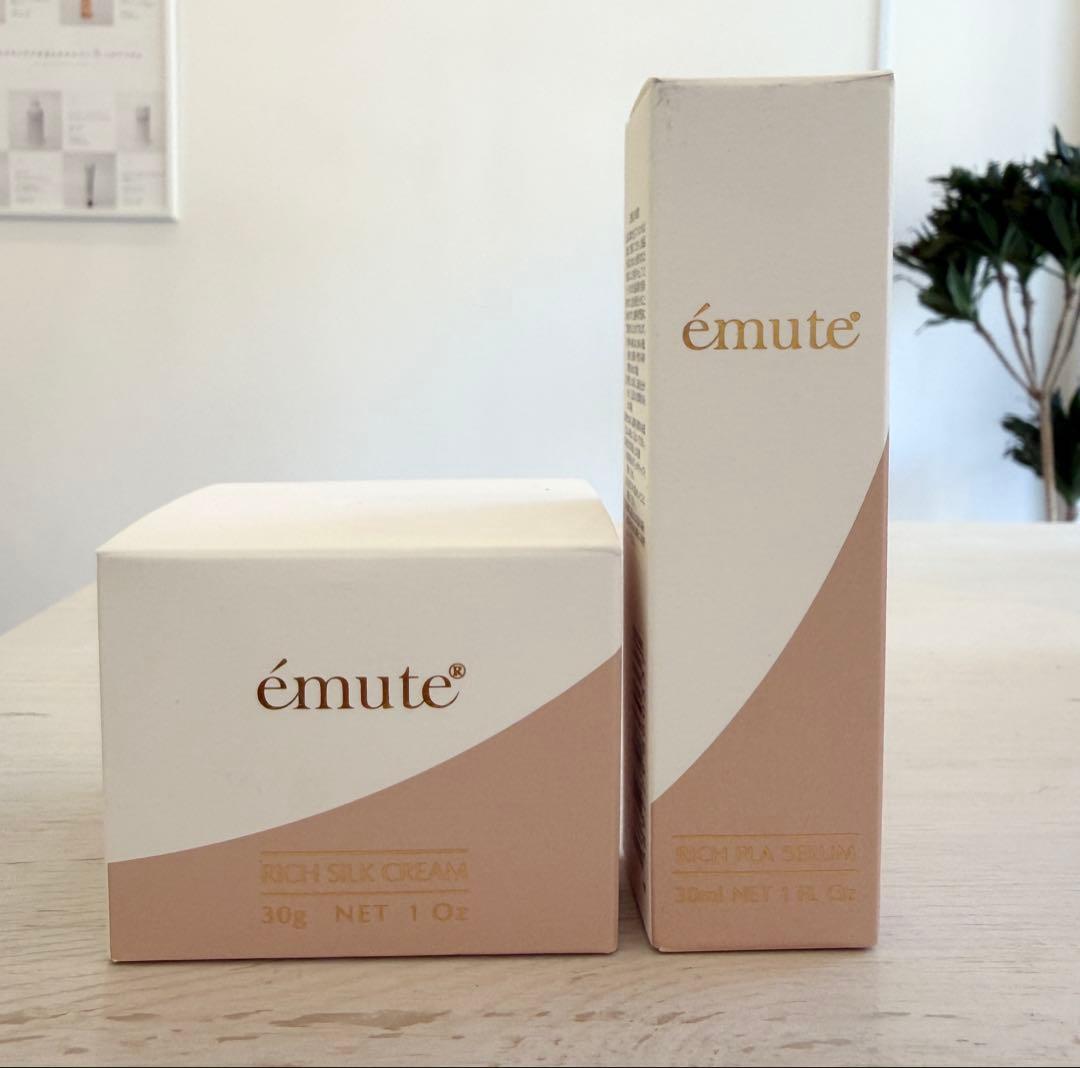 【新品】émute 美容液＋クリーム 毛穴ケア特化 保湿・栄養補給スキンケア emute】初回導入セット – DAIYOKUJO SHOP