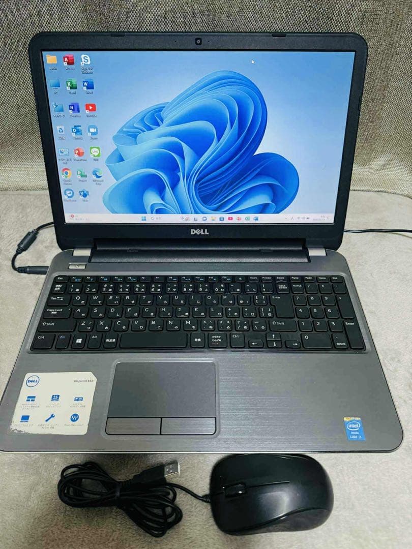 S212 DellノートパソコンWEBカメラSSD高速Windows11オフィス - メルカリ