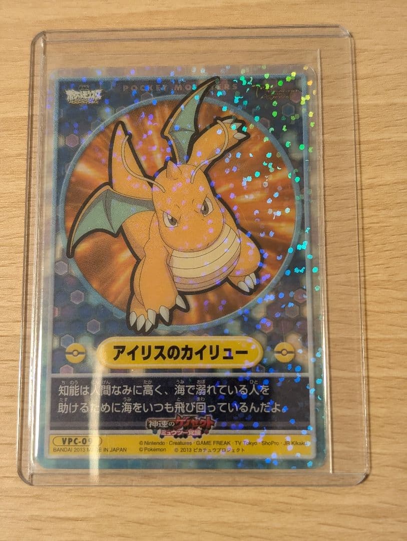 あつめてポケモン ビジュアルプラカード カイリュー アイリスの