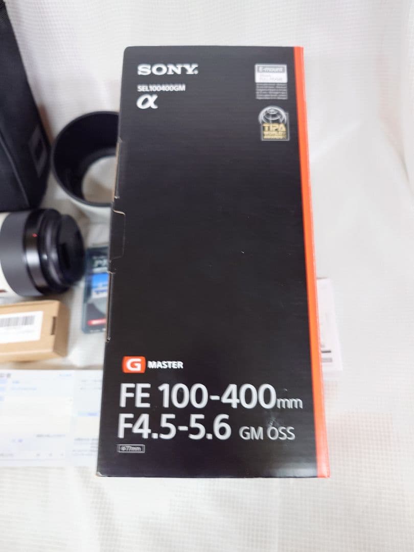 美品　SONYソニー FE 100-400mm F4.5-5.6 GM OSS