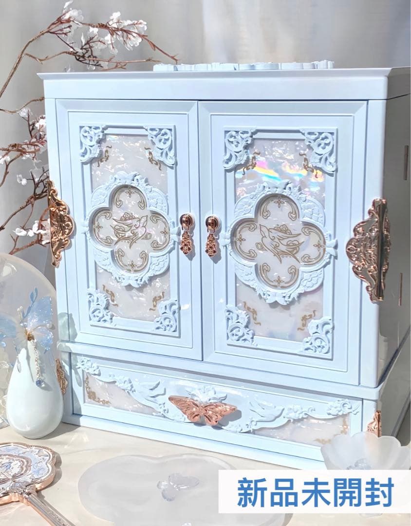 未使用】フラワーノーズ 新作 胡蝶雲肩 収納ボックス 中華風 非売品