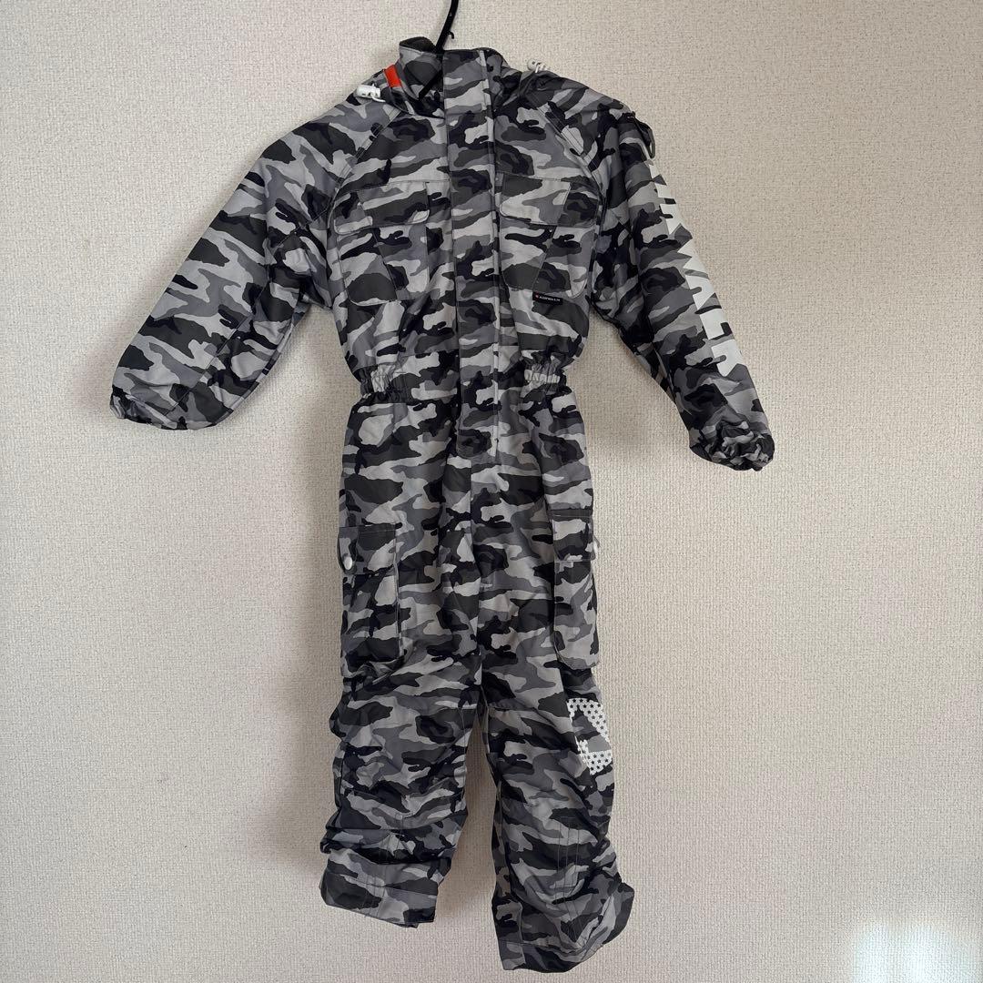 AIRWALK 迷彩柄 つなぎスキーウェア 110サイズ - メルカリ