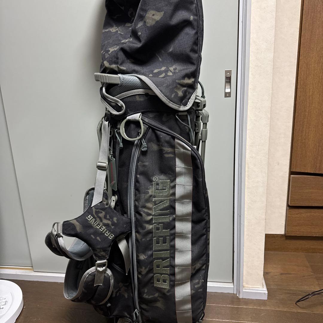 BRIEFING ブラック迷彩 キャディバッグ BRIEFING（ブリーフィング） キャディバッグ [ウッドランドカモ