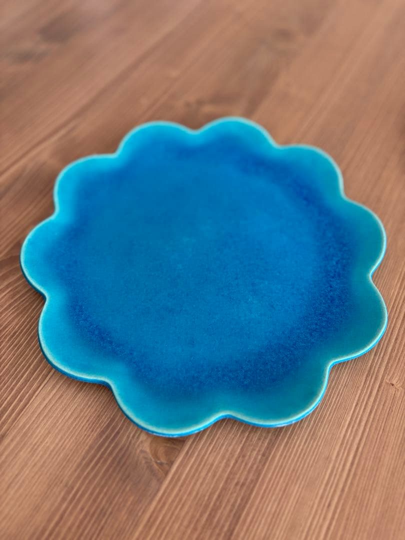 大嶺工房　ペルシャブルー　大嶺實清 大嶺工房 大嶺實清 ペルシャブルー丸皿 沖縄 やちむん | BRILLANTE IL