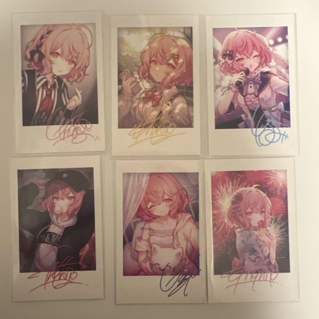 nqrseチェキ風カード(サイン入り全種) - メルカリ