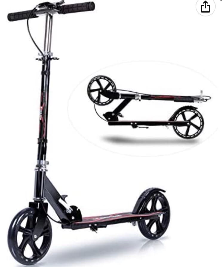 キックスケーター　大人用 Amazon.co.jp: 大人用 キックボード ブラックアダルトスクーター