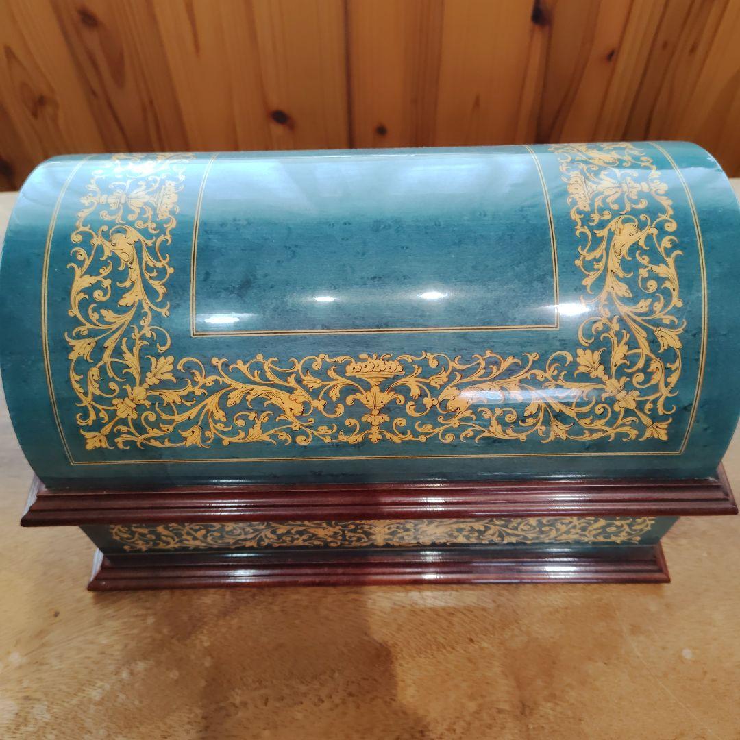 リュージュ青と金の装飾 木製オルゴール 楽天市場】REUGE リュージュ シンギングバード ボックス オルゴール