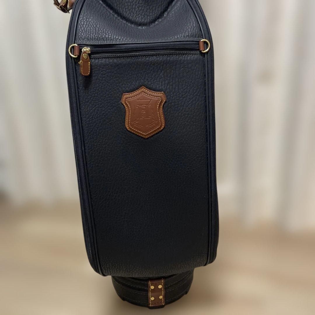 希少品 美品 HONMA ホンマ 本間 クラシック 本革 レザー キャディ