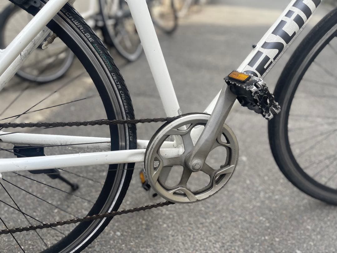 DESTINO クロスバイク ホワイト 700C オートライト - メルカリ