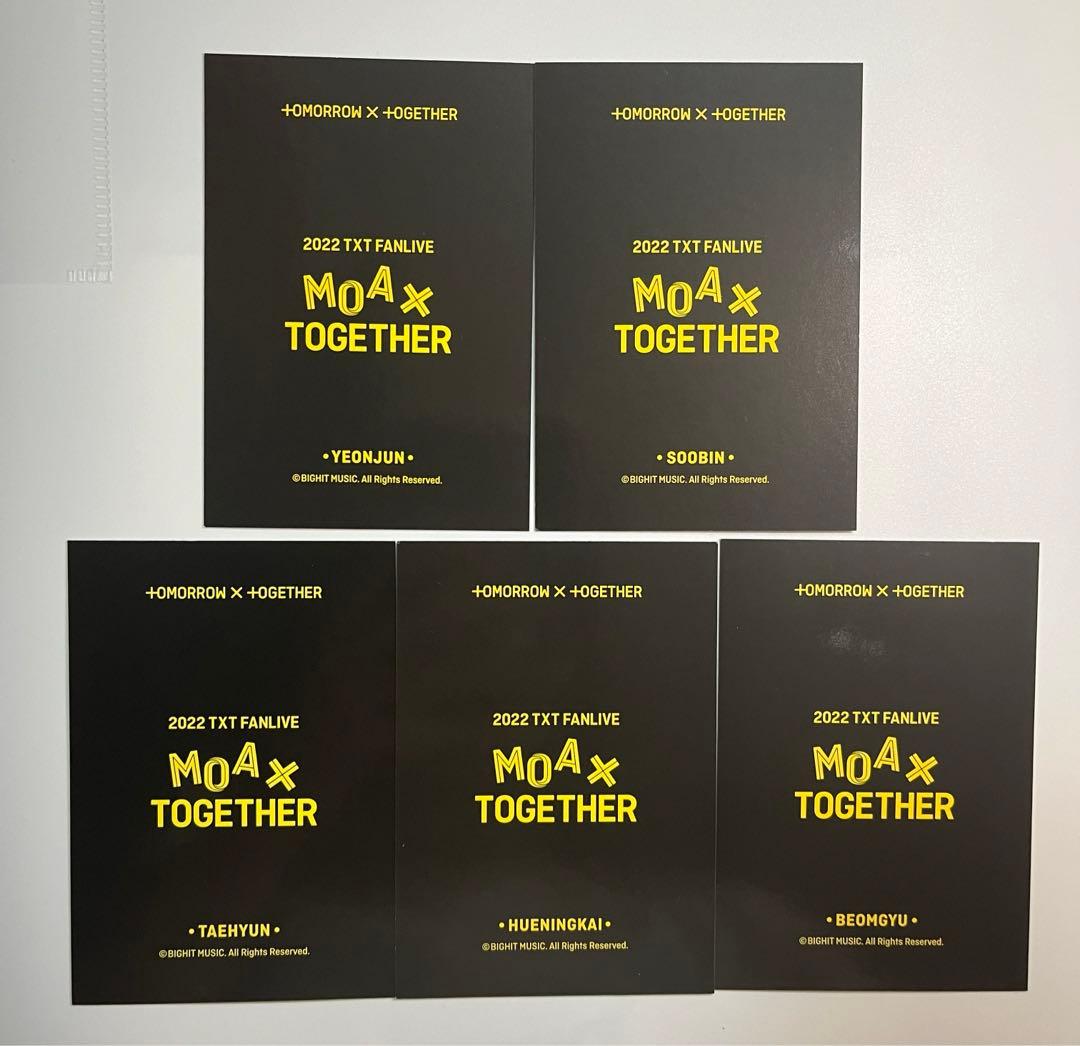 TXT 2022fanlive 購入特典 トレカ ミニフォト セット - メルカリ
