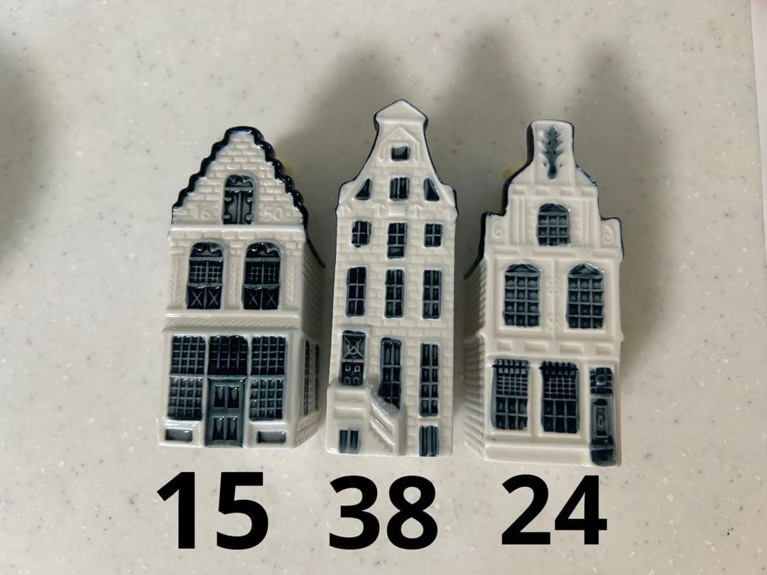 【3点セット】KLMオランダ航空　BOLS デルフトブルーハウス Amazon.co.jp: KLMオランダ航空ブルーハウスBOLS デルフト ミニチュア