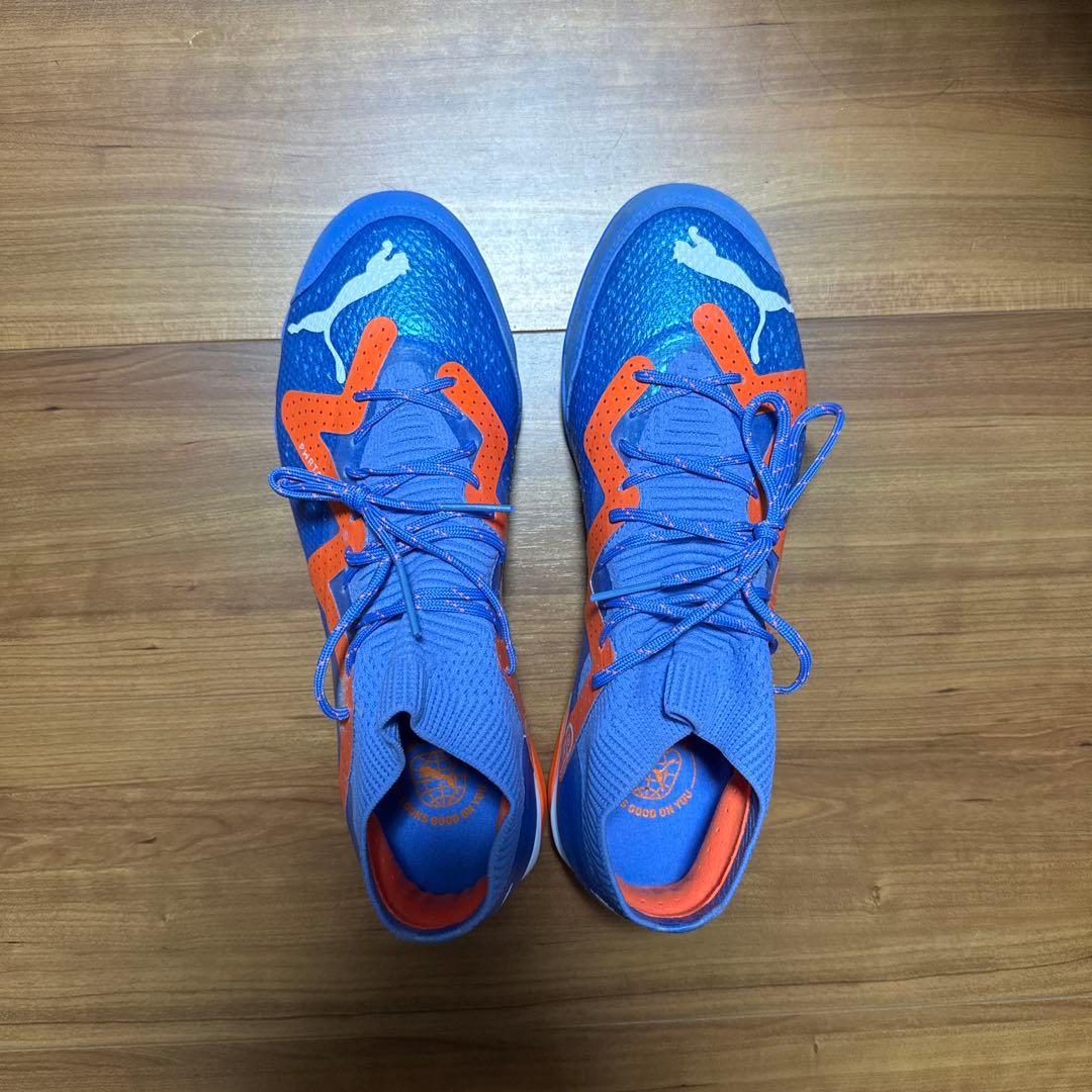 Puma サッカーシューズ 青/オレンジ PUMA プーマ フューチャー マッチ HG/AG(ブルー×オレンジ) 107182 01