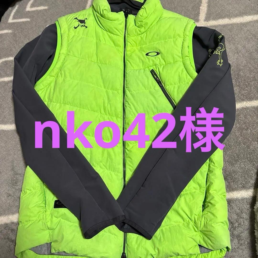 Oakley ライムグリーン ベスト Oakley ライムグリーン ダウンベスト - メルカリ