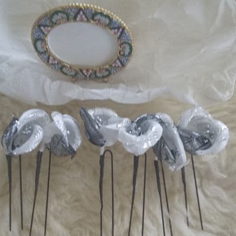 ヴェネチアのミクロモザイク  アート写真たて イタリアの魅力的な夜のベニスのマイクロモザイクアート大理石タイル