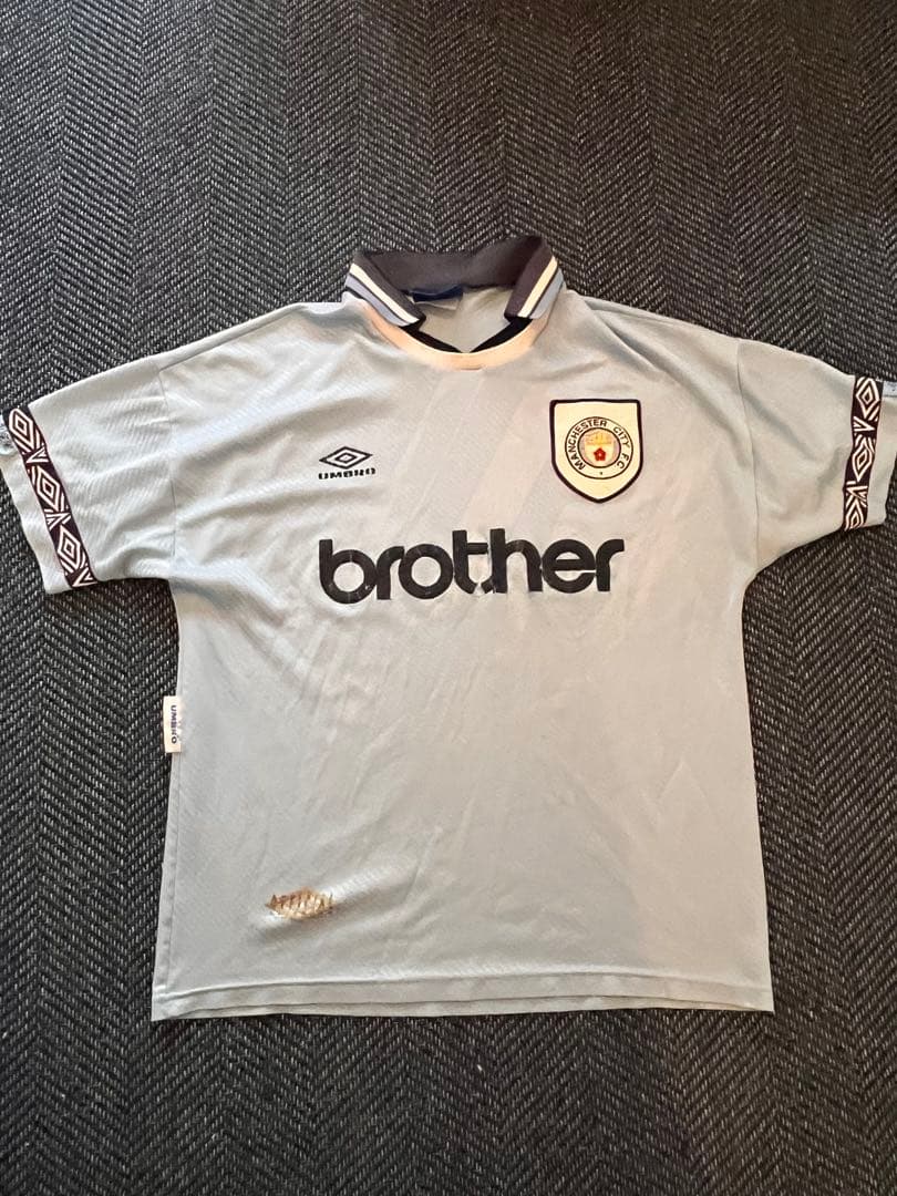 90s umbro oasis アンブロ　マンチェスターシティ　93/95 MAN CITY 93/95(H) - (M)L | BENE