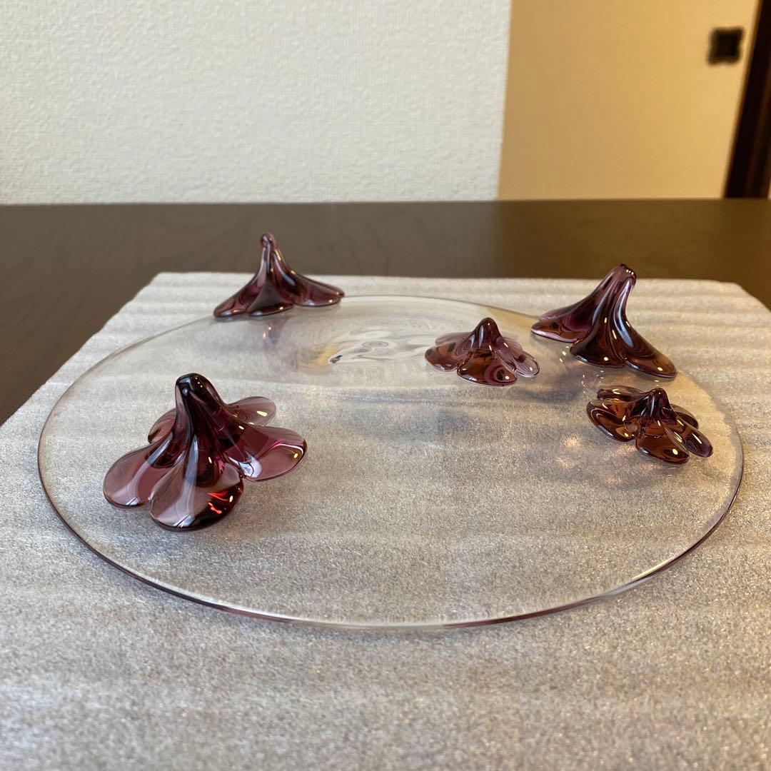 スガハラカメリアプレート ワインレッド お皿 sghr 新品未使用 - メルカリ