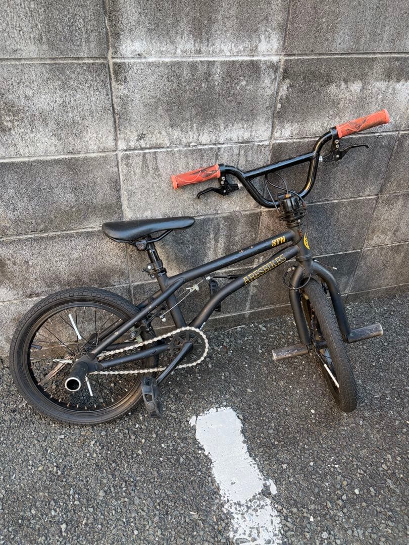 土日祝直接引き取りのみ　ARES BIKES STN BMX バイク ARES BIKES STN-AL 16inch レッド – BMXショップワンダーランド