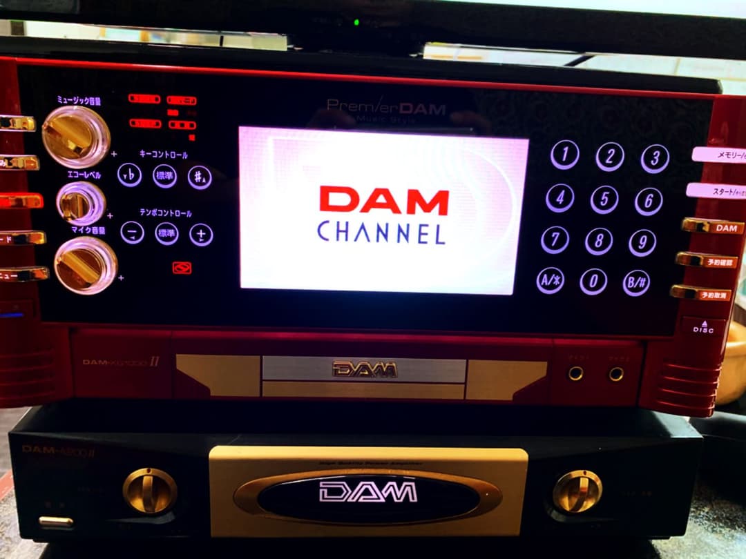 カラオケ機器、DAM、premier DAMⅡ、アンプA200Ⅱ、第一興商 パワーアンプ 第一興商 DAM-A200II DAIICHIKOSHO カラオケ Premier DAM