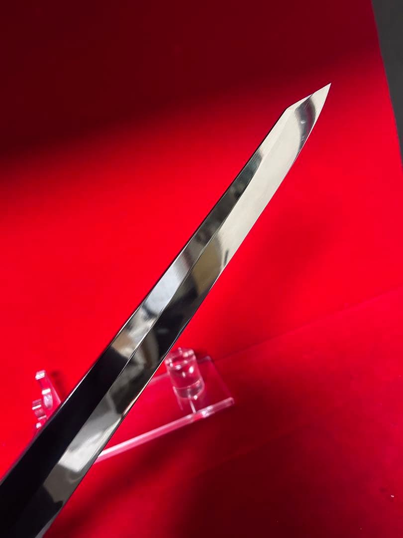 包丁 剣型切付 刺身包丁 尺 鬼反り 鏡面仕上げ 切味抜群 箱付 未使用品