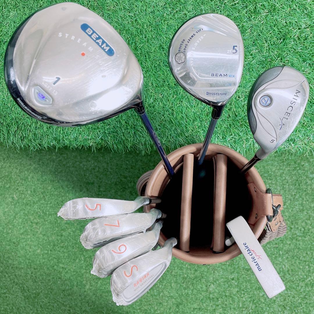 ブリヂストン ビーム ゴルフクラブ レディースセット ラヒナ 初心者