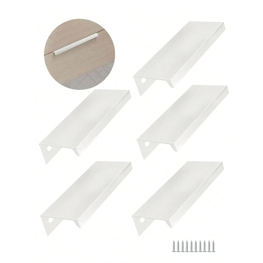 キャビネット用隠し取っ手 41個セット Amazon | キャビネット 取っ手 隠しドアハンドル ドア 取っ手 白 150mm