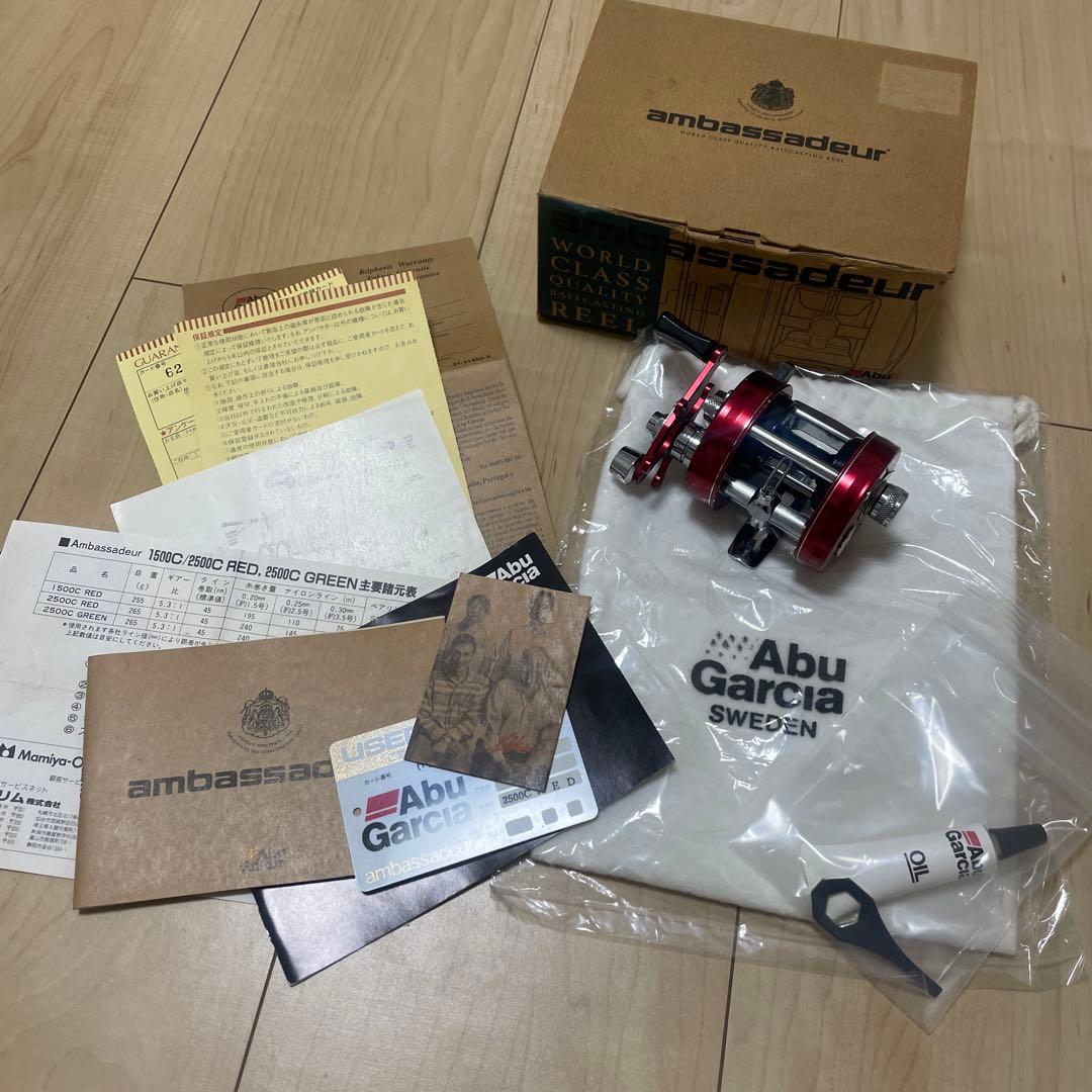 Abu 2500C 赤 1997年 マミヤOP 国内正規品 箱付属品付 - メルカリ