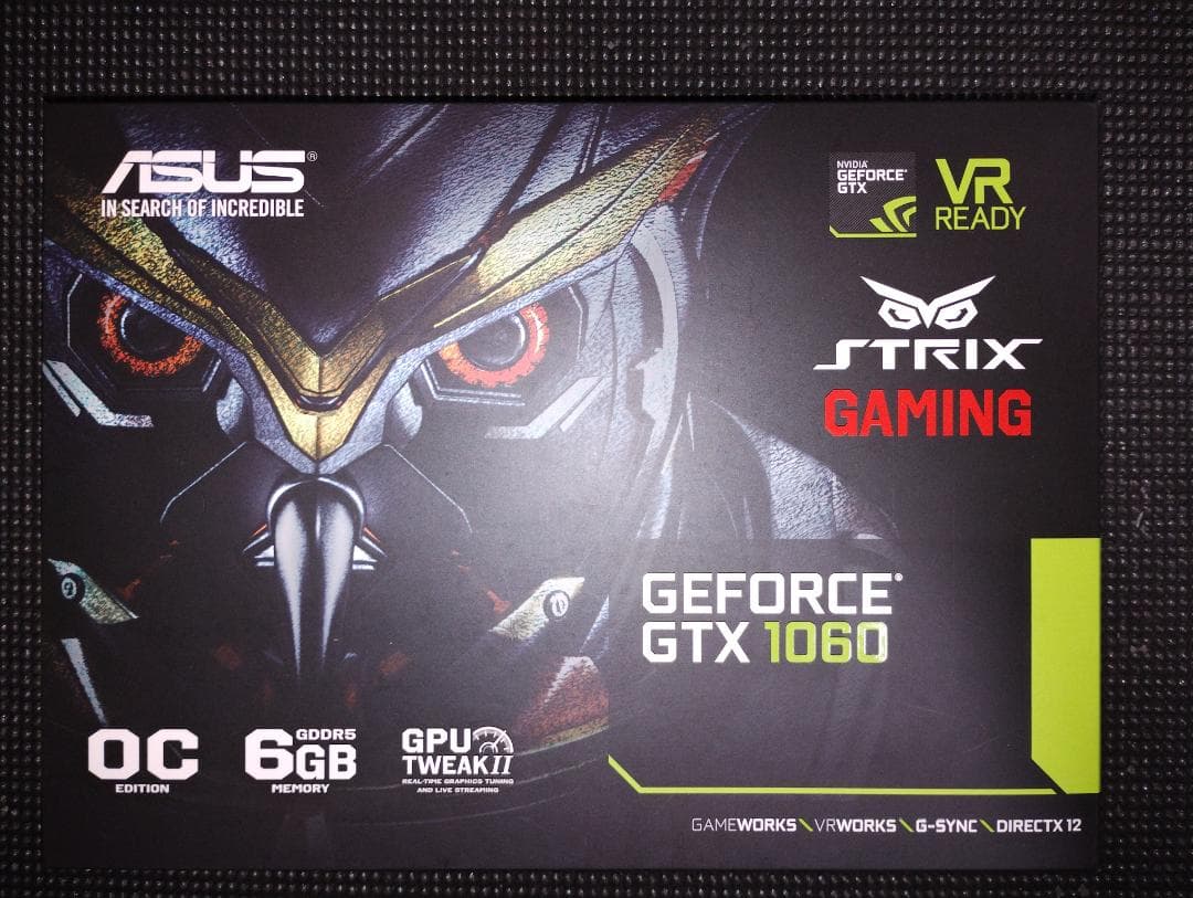ASUS GeForce GTX 1060 OC Edition 6GB　グラボ ASUS STRIX-GTX1060-DC2O6G [PCIExp 6GB] 価格比較 - 価格.com