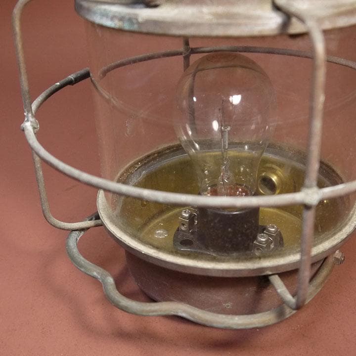 アンティーク ランプ 日本船燈(株) Z種白燈(電気用) 昭和46年6月